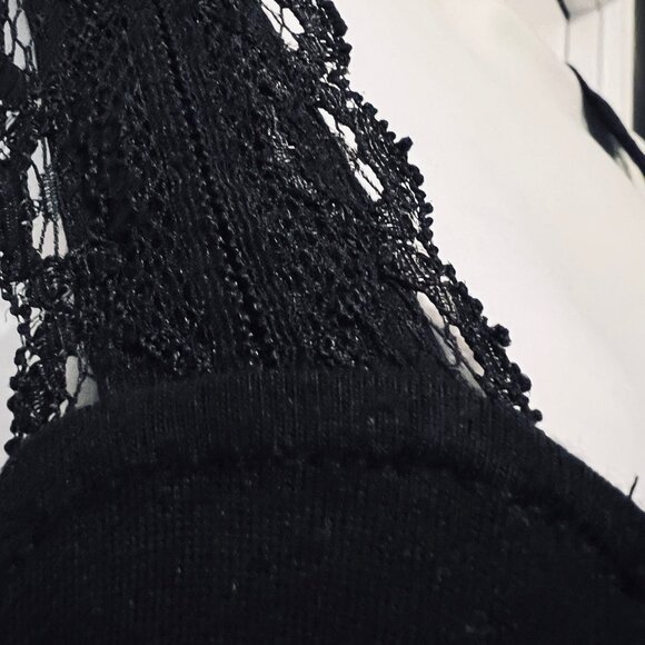 Merona-Women's Size Large-Sleeveless Lace/Pleated Front Long Belted Top-Casual - Picture 6 of 16